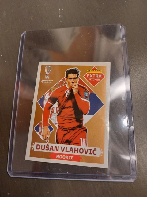 Panini Qatar 2022 – Sticker Or Dusan Vlahovic – Edition Limitée