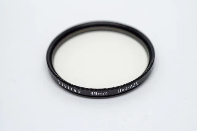 Filtre Photo VIVITAR UV-HAZE - pour Objectifs pas de vis 49mm thread