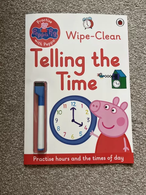 Peppa Pig: Practise with Peppa: Wipe-Clean Telling the Time by Peppa Pig...