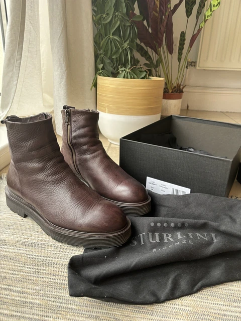 TOAST STURLINI TREAD Sole Leather Boots Brown this season