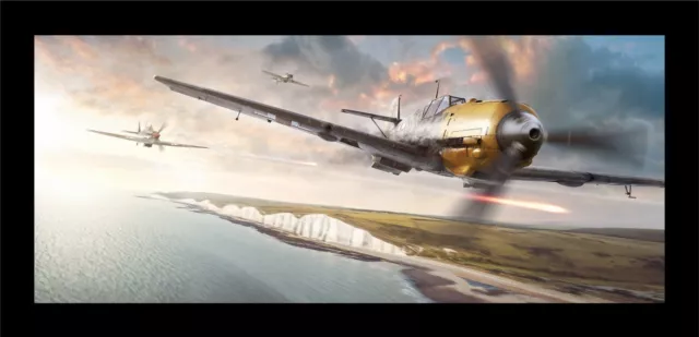 85"x36" Hawker Hurricane Battle of Britain RAF Fine Art Print S/N Ltd 5