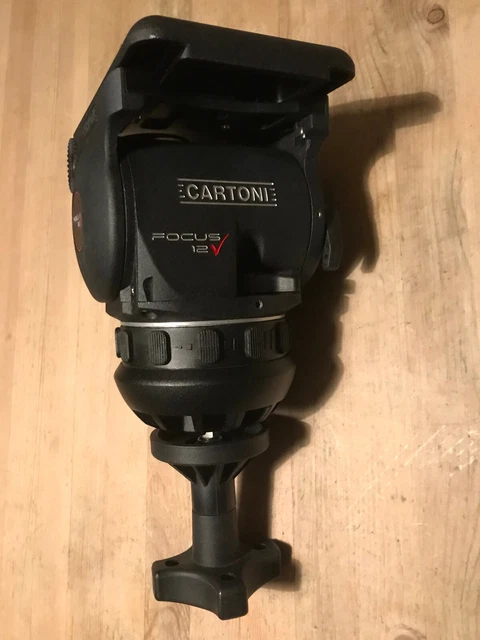 Cartoni Focus 12 V cabeza fluida (cabeza) +/- 90° enorme carga útil 12 kg 100 mm 🙂