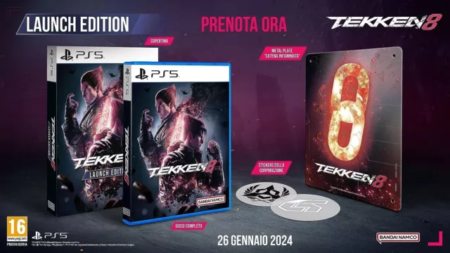 Ps5 Tekken 8 Launch Edition  Gioco Sony  Playstation 5 Pal Eu Italiano Nuovo Dvd