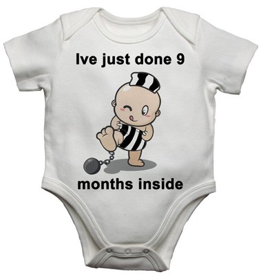 Vient De Le Faire 9 Mois Inside Marrant Body Pour Bebe Gilet Costume Dors Bien Eur 8 16 Picclick Fr