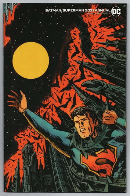 Batman Superman 2021 Annual #1 Francavilla Card Stock Variant (DC, 2021) NM