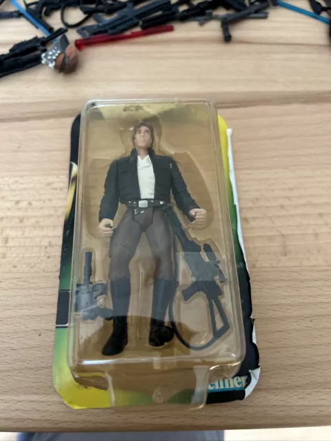 Star Wars Han Solo Bespin Outfit Blaster Pistol Kenner Figur Hasbro Unbespielt