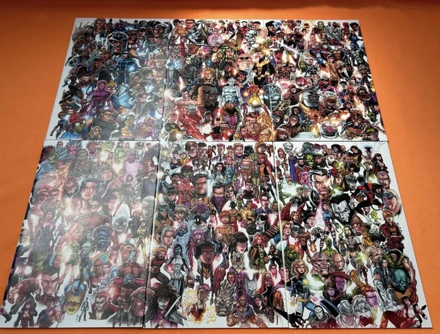 X-MEN NEW MUTANTS MARK BAGLEY EVERY MUTANT EVER CONNECTING VARIANT SET Of 6 NM
