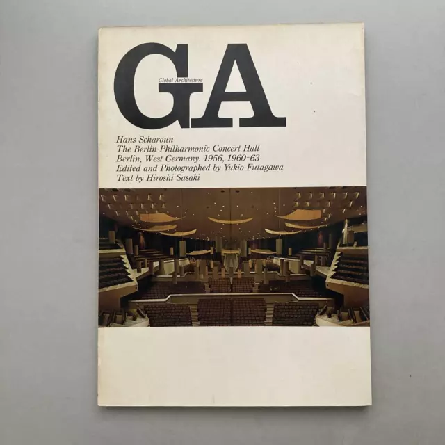 GA 21 Hans Scharoun Architectural Magazine Collection Retro Used JPN