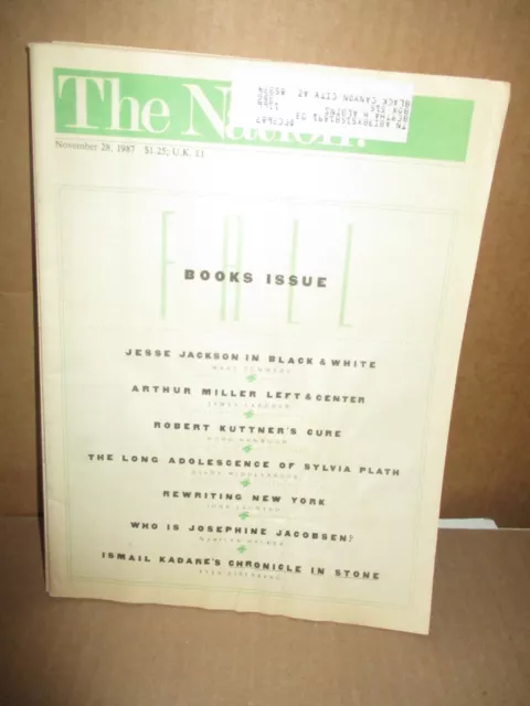 Magazine Back Issues: 10 issues The Nation Nov, Dec. 1986, Jan, Mar, Apr, Jul, N