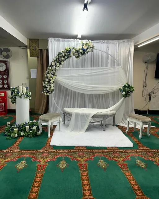 Nikkah Wedding Stage FOR HIRE *MANCHESTER U.K. HIRE ONLY*