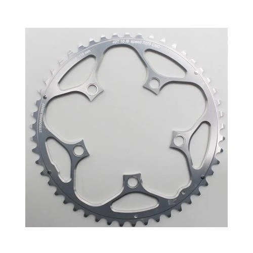 Plateau Route 5 Bras Pour Pédalier Look Zed - Diamètre 110-130 Mm - Aluminium Noir - TA Specialites