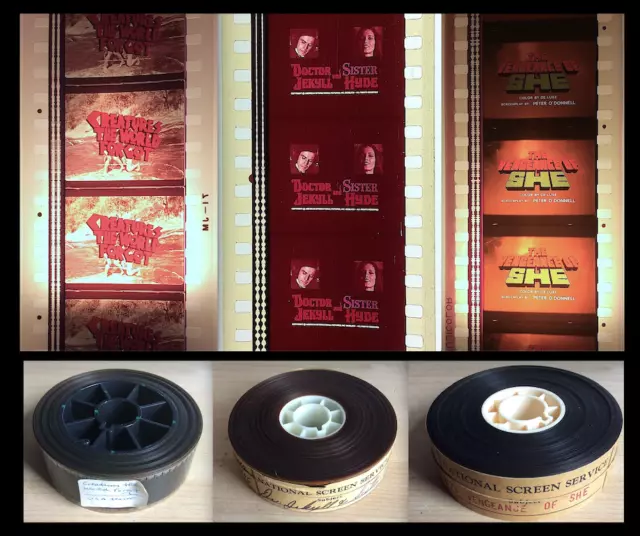 35mm FILM - ORIGINAL CINEMA TRAILER - HAMMER HORROR - DOCTOR JEKYLL & OTHERS