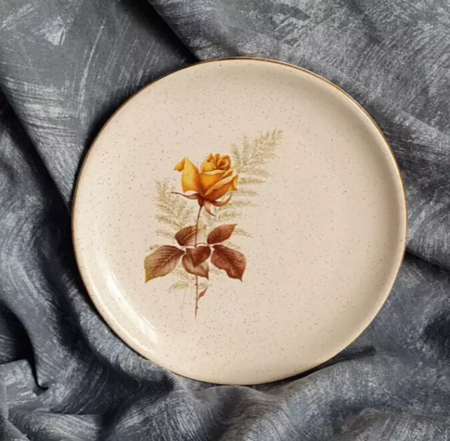 Kernewek Keramik - Goonhavern - Herbstrose - 16,5 Cm - Dessertteller - Nuk