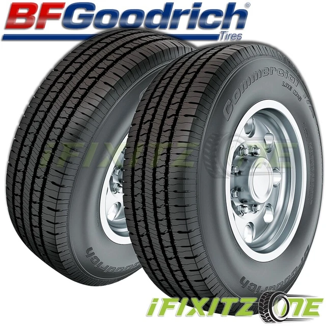 2 BFGoodrich Commercial T/A All-Season 2 LT245/75R17 121R Work Truck SUV Tires