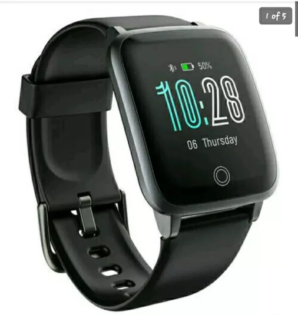 LETSCOM SMARTWATCH ID205S GPS Running Fitness Tracker with Heart Rate Monitor 29.99 PicClick UK