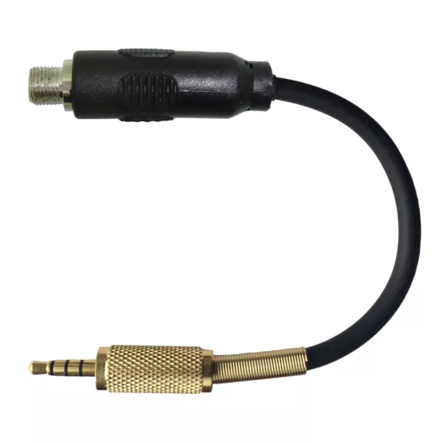 Sennheiser 3.5mm Microphone To TRRS 4P 3.5mm Jack Plug Adapter For Smartphones