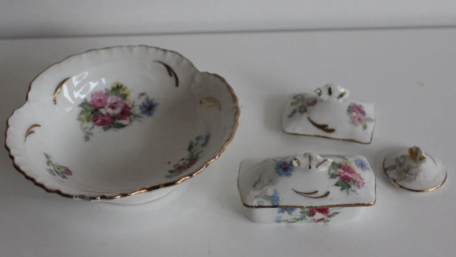 RARE ENSEMBLE DE Toilette Poupée DINETTE ancienne Faïence LUNEVILLE