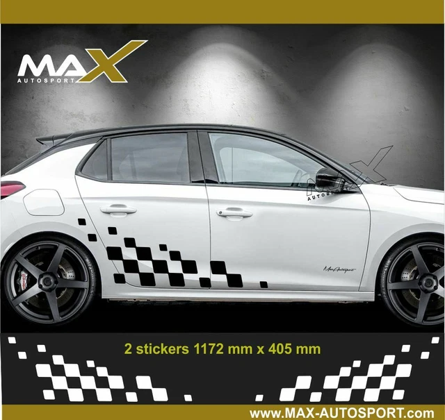 KIT STICKER LATÉRAUX TUNING pour OPEL CORSA D E F MK3 MK4 MK5 7023 EUR ...