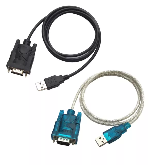 Serial Adapter USB 2.0 Male To RS232 Female DB9 Serial Converter Cable 9 Pin