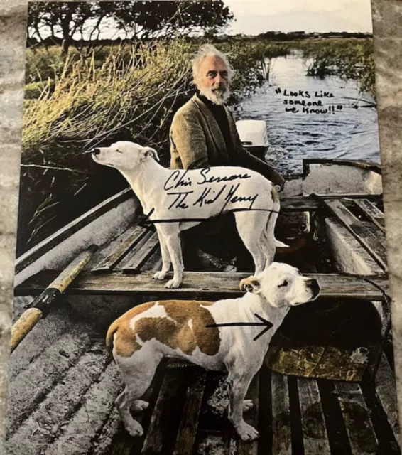 GOODFELLAS MOVIE POSTER Dog Painting Signed By Serrone w/rare DeNiro Quote 11x14