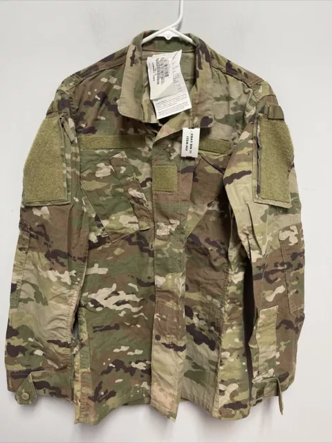 US Army Camo OCP Combat Uniform Multicam Coat Size Small XLONG NEW
