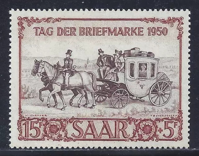 Saarland Mi.Nr. 291 Postfrisch** Michel: 100,-