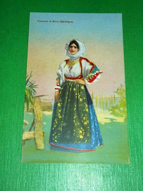 Cartolina Costume di Bono ( Sassari ) 1920 ca #.