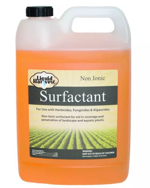 Liquid Harvest Concentrated Surfactant for Herbicides Non-Ionic Gallon (128Oz),