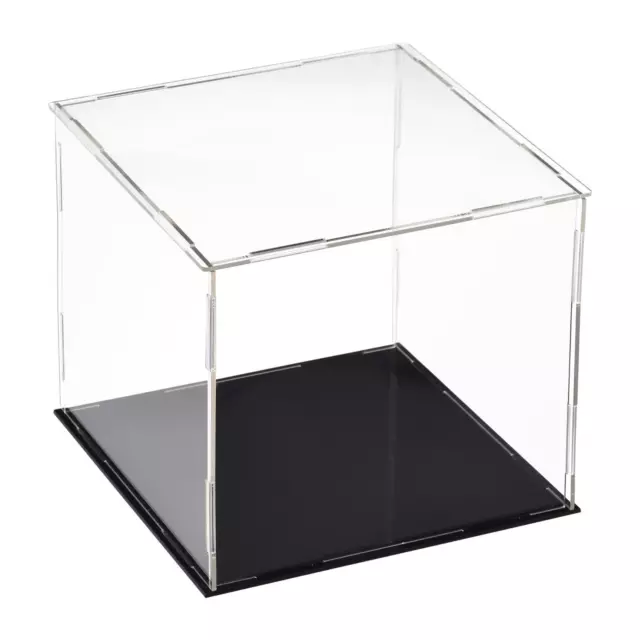 Acrylic Clear Display Case Box Dustproof Protection Showcase Model 30x30x30cm