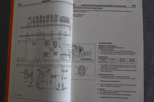 Mazda MX-3 Werkstatt-Handbuch - Reparaturanleitung - Werkstattanleitung 2