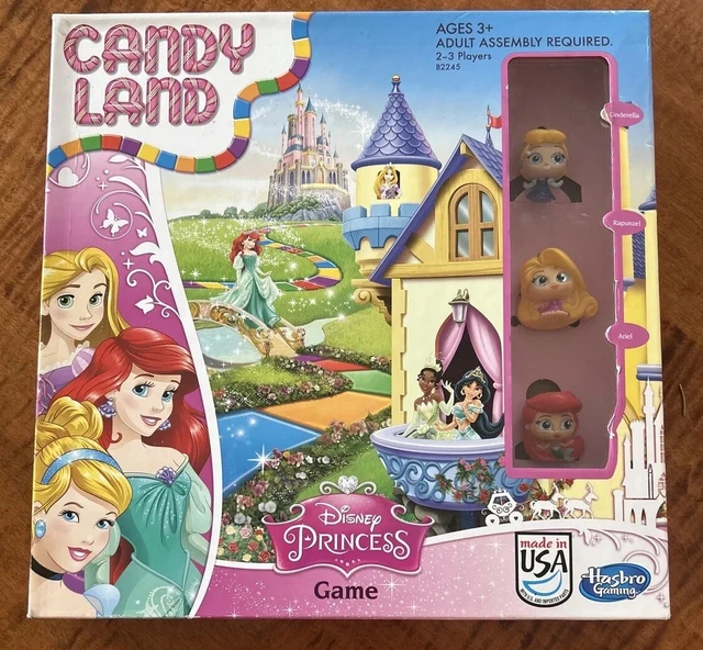 CANDY LAND DISNEY Princess Edition Board Game Cinderella Rapunzel