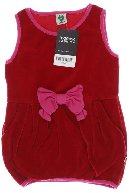 Smafolk Kleid Mädchen Dress Damenkleid Gr. EU 86 Baumwolle rot #l3q000j