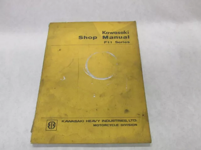 Genuine Kawasaki FLL ENDURO  Vehicle Service Repair Manual   1973