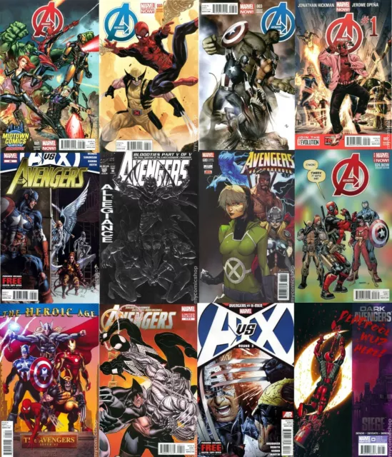 *LOT Avengers 2010-2013, Avengers vs X-Men, X-Sanction, Granov, Campbell, NM