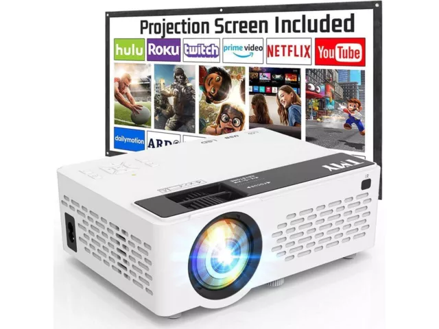 Unbranded Proyector para moviles celular android y ios iphone WiFi portatil  mini