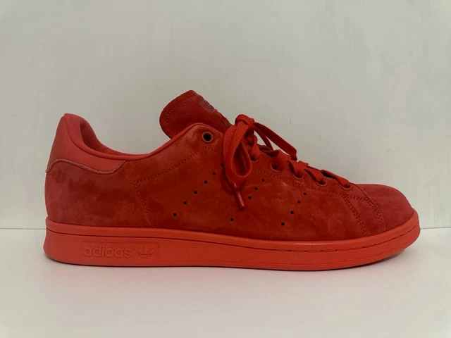 stan smith red mono suede