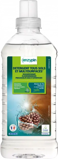 Enzypin - detergent tous sol - 1 litre - ACT 5321 - Détergents sol - le vrai act