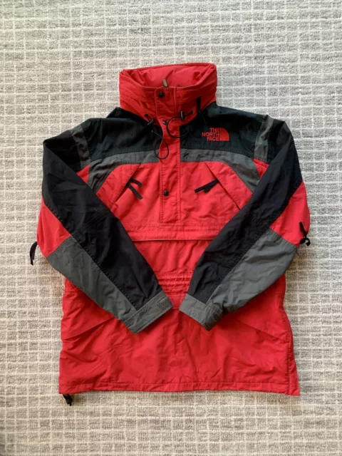 MENS VINTAGE THE North Face Extreme Gear TNF 90s Ski Jacket Anorak Red ...