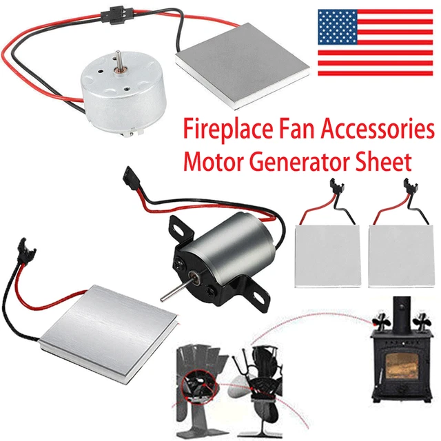 FIREPLACE FAN MOTOR Generator Sheet Board For Stove Burner Fans Heater