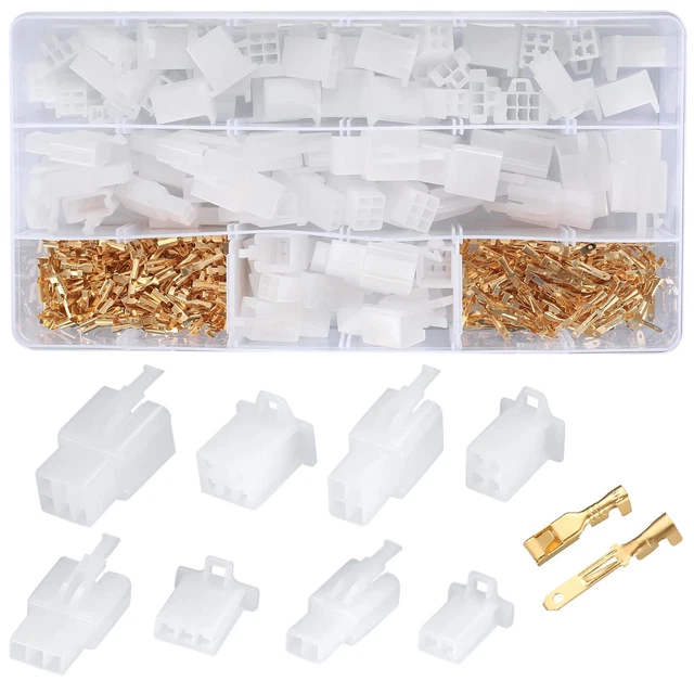 SOELINE Set Di Connettori Elettrici, 6 Tipi [0,25-2,5²] Faston - 9