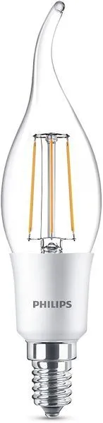 Philips LED Lampe Flamme BA35 5W E14 Kerze Leuchtmittel wie 35W dimmbar EEK:A+