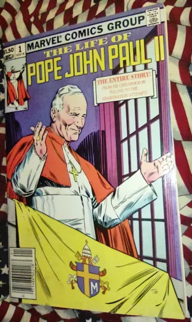 Life of Pope John Paul - 1982 Marvel Comics.  NEAR MINT!