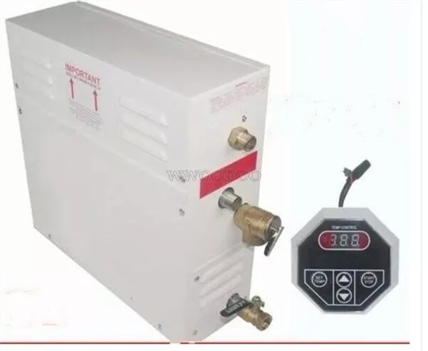 Generador de vapor 8 kW sauna baño y hogar spa paquete autodrenaje oc