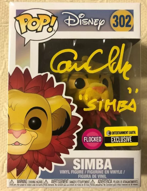 Cam Clarke Signed Autographed Simba The Lion King Disney Funko Pop Beckett COA 1