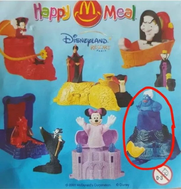 DISNEY URSULA LITTLE Mermaid 2003 Mcdonald's Happy Meal Vintage Figure