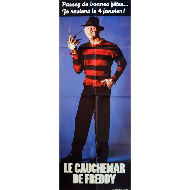 LE CAUCHEMAR DE FREDDY Affiche de film 60x160 cm 1988 Robert