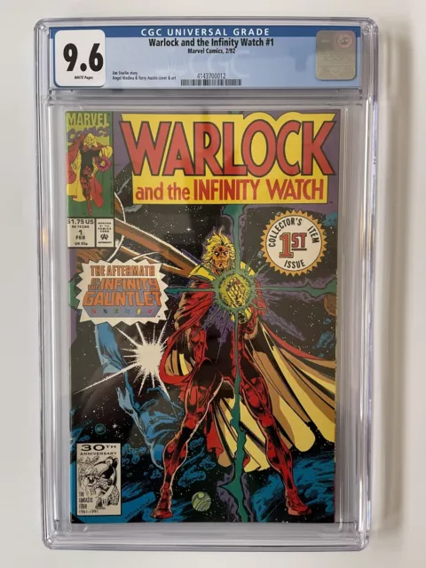 WARLOCK AND THE INFINITY WATCH #1 CGC 9.6 Jim Starlin NM/M Gauntlet