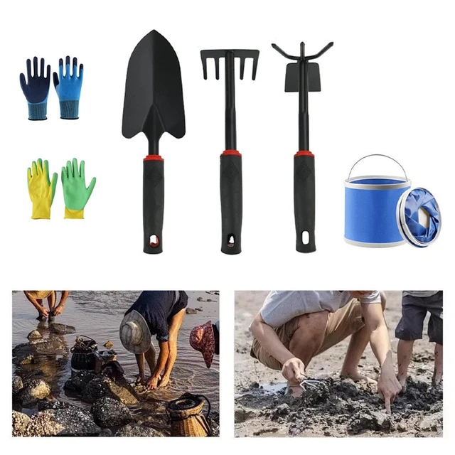 BEACHCOMBING TOOL CLAM Digging Kit Beach Exploration ABS Material ...