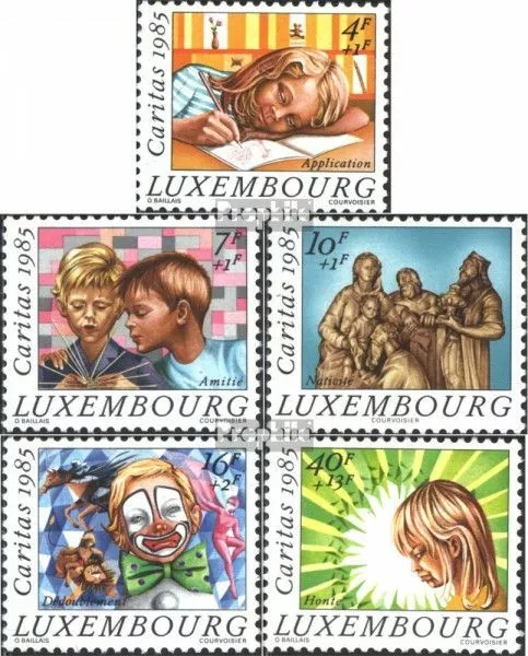 Luxemburgo 1138-1142 (edición completa) nuevo 1985 caritas