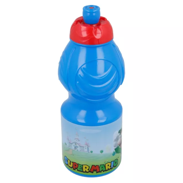 Super- Mario Bouteille Pour Enfants Avec Fermoir Anti-égouttement – 400 ML